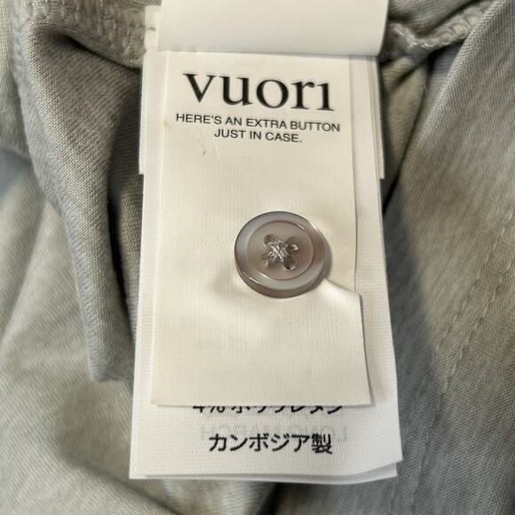 Vuori Strato Tech Polo Golf Shirt Mens XXL 2XL Gray Performance Chileno Bay - Picture 6 of 16